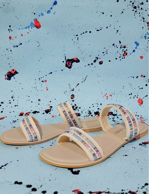 2 strap rubber sandals on sale